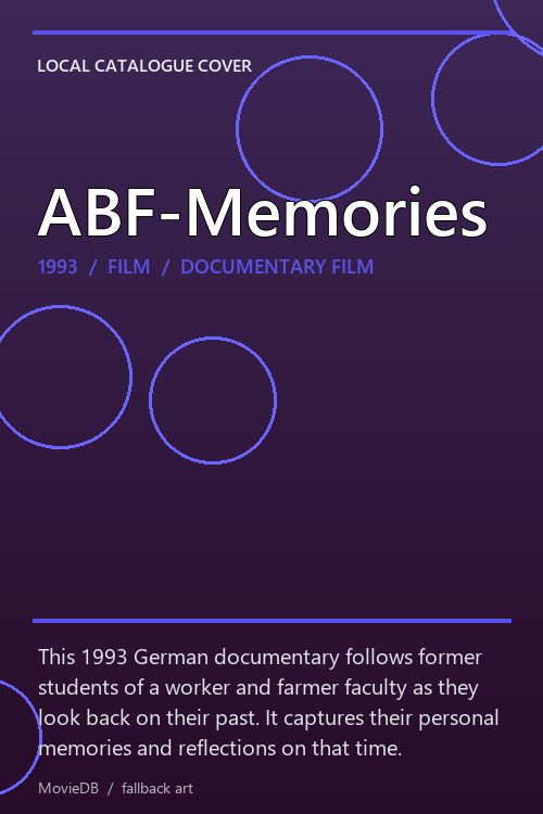 ABF-Memories poster