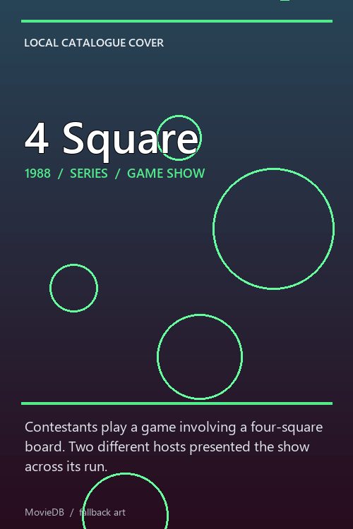 4 Square poster