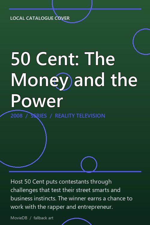 50 Cent: The Money and the Power poster