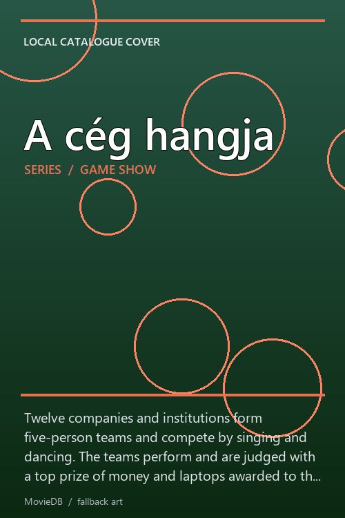 A cég hangja poster