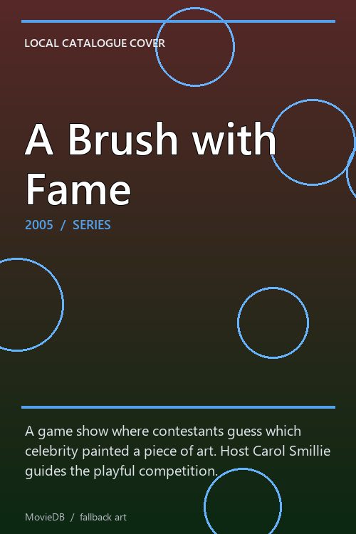 A Brush with Fame poster
