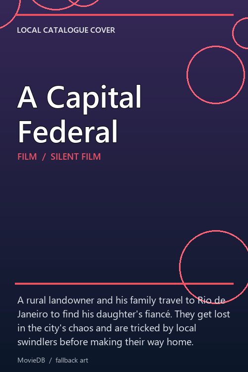 A Capital Federal poster