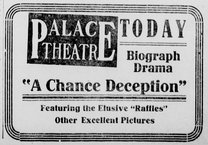 A Chance Deception poster