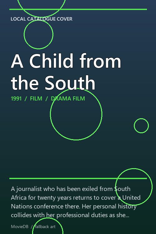 A Child from the South poster