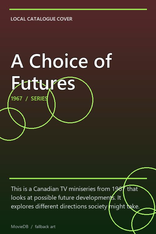 A Choice of Futures poster