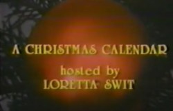 A Christmas Calendar poster