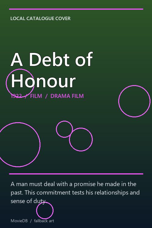 A Debt of Honour poster