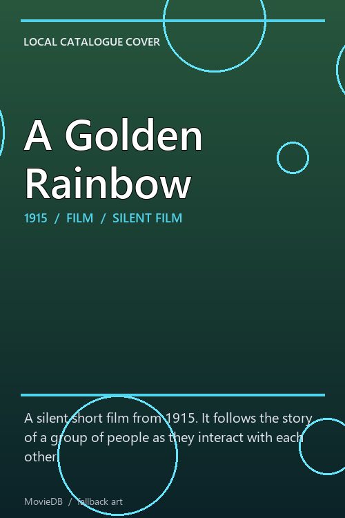 A Golden Rainbow poster