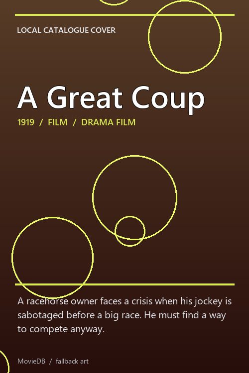 A Great Coup poster