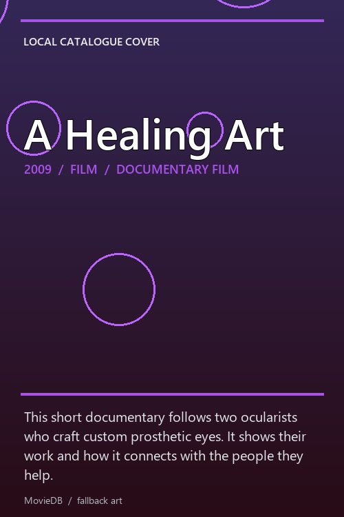 A Healing Art poster