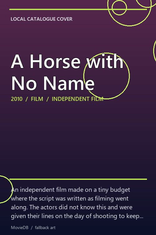 A Horse with No Name poster