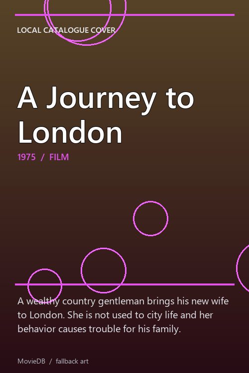 A Journey to London poster