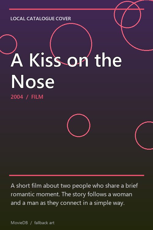 A Kiss on the Nose poster