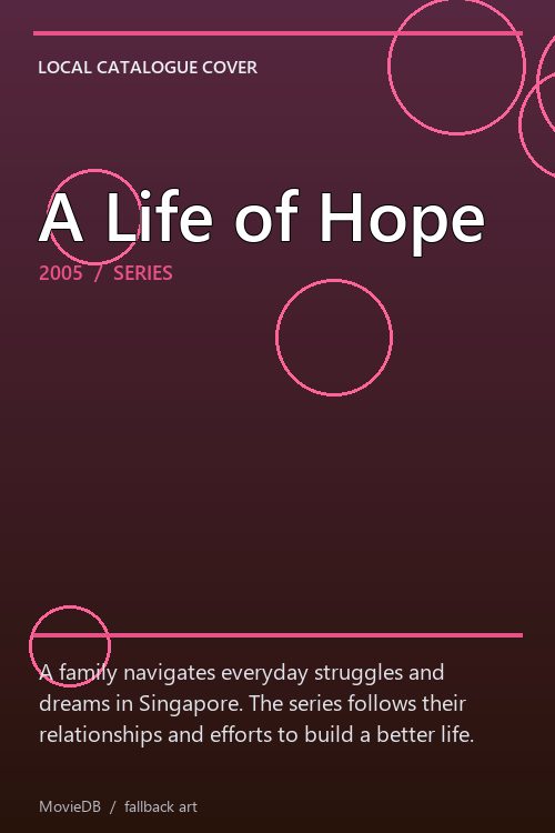 A Life of Hope poster