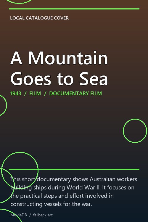 A Mountain Goes to Sea poster