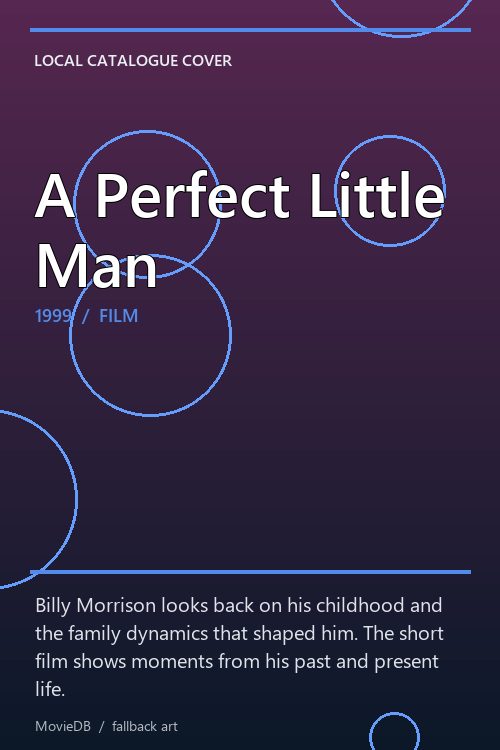 A Perfect Little Man poster