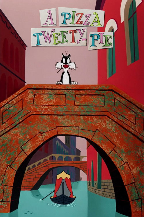 A Pizza Tweety Pie poster