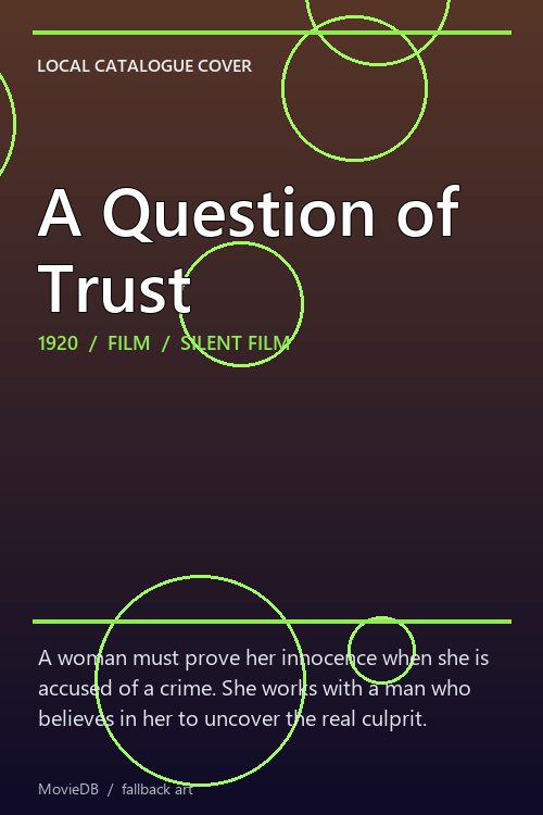 A Question of Trust poster