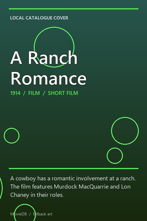 A Ranch Romance poster