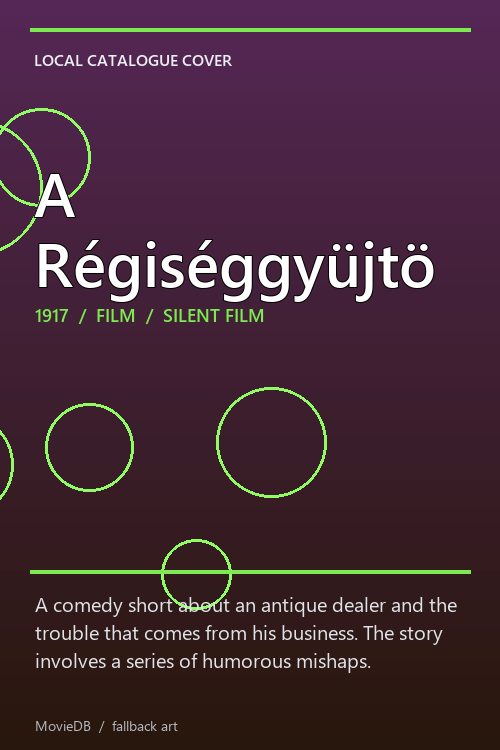 A Régiséggyüjtö poster