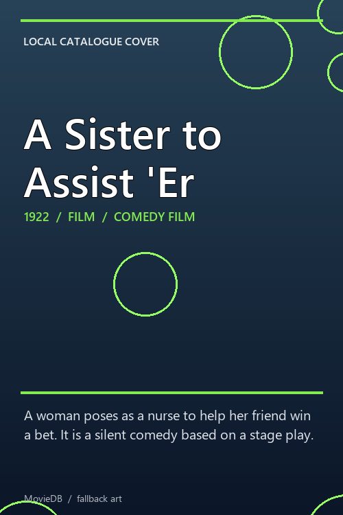 A Sister to Assist 'Er poster