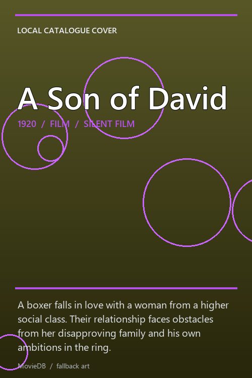 A Son of David poster