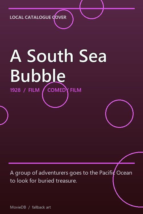 A South Sea Bubble poster