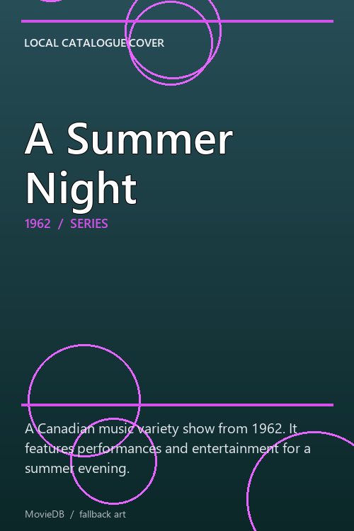 A Summer Night poster