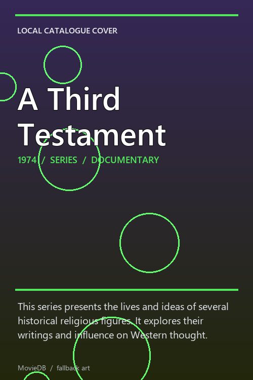 A Third Testament poster