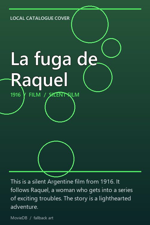 La fuga de Raquel poster