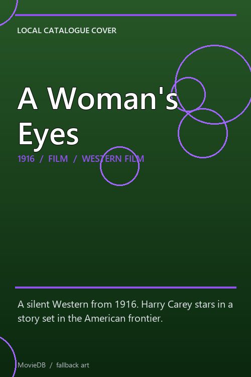 A Woman's Eyes poster