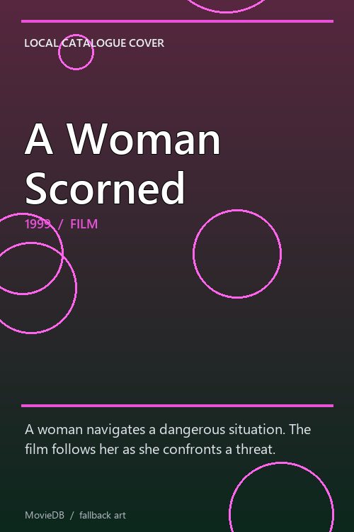 A Woman Scorned poster