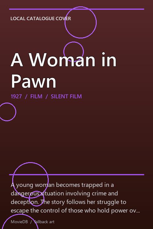 A Woman in Pawn poster