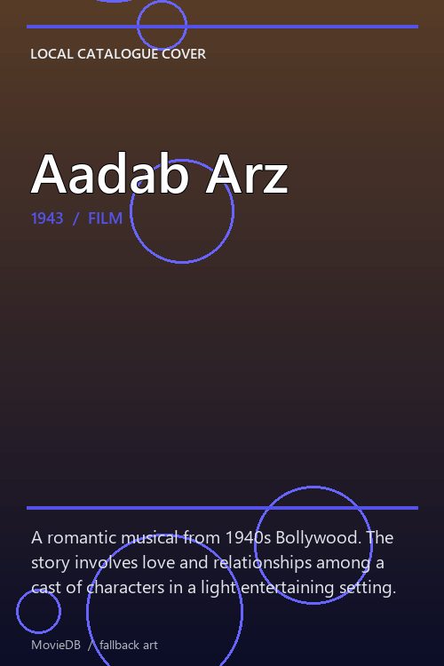 Aadab Arz poster