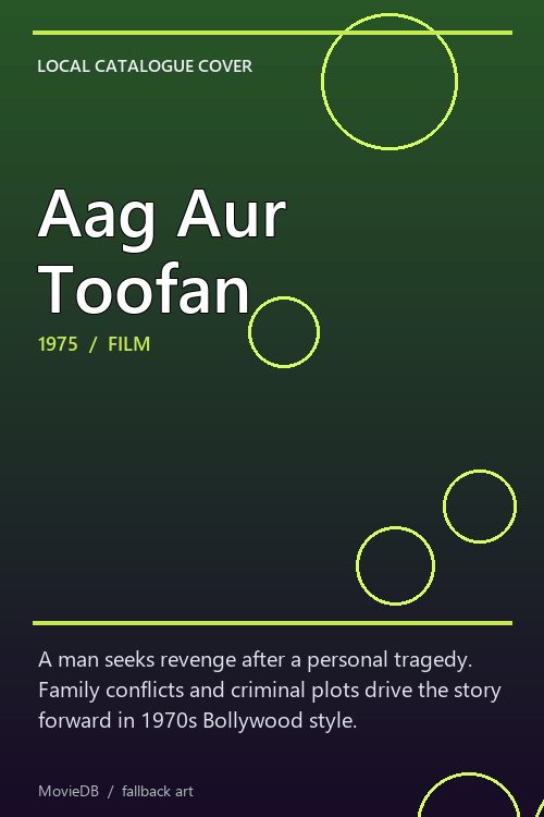 Aag Aur Toofan poster