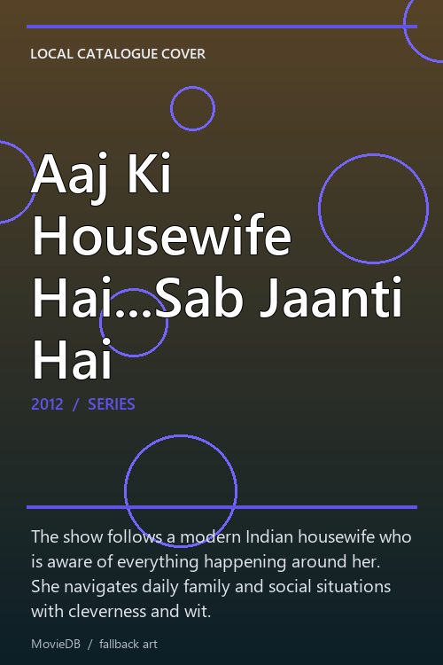 Aaj Ki Housewife Hai...Sab Jaanti Hai poster