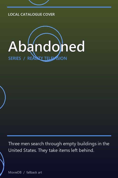 Abandoned poster