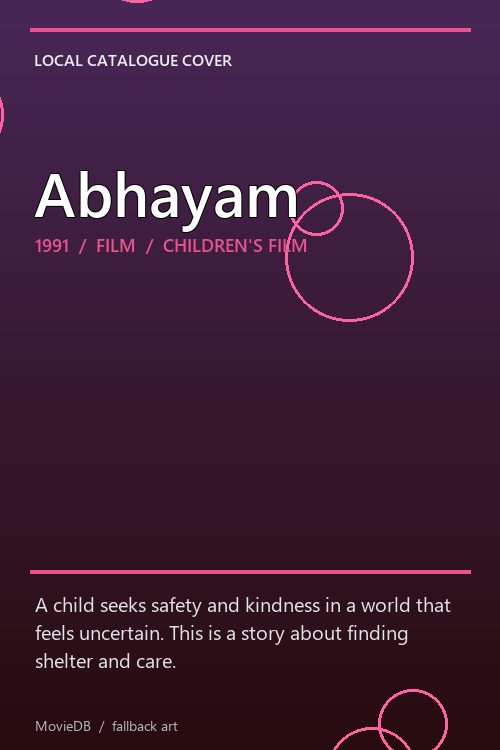 Abhayam poster