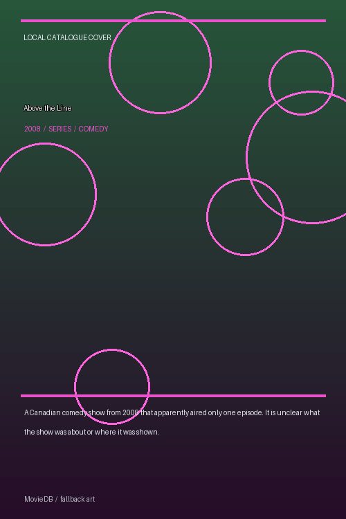 Above the Line poster