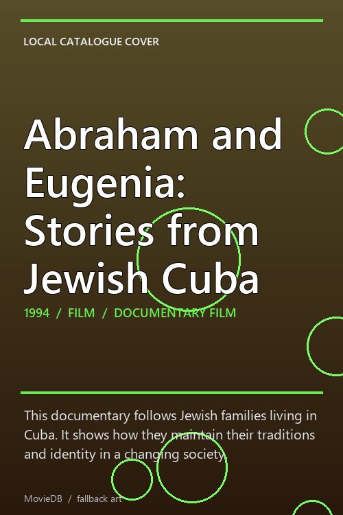 Abraham and Eugenia: Stories from Jewish Cuba poster