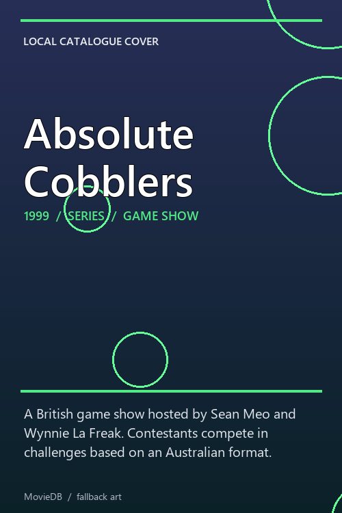 Absolute Cobblers poster