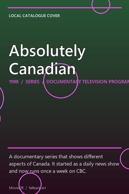 Absolutely Canadian poster
