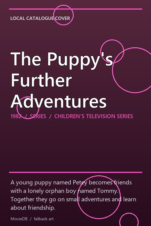 The Puppy's Further Adventures poster