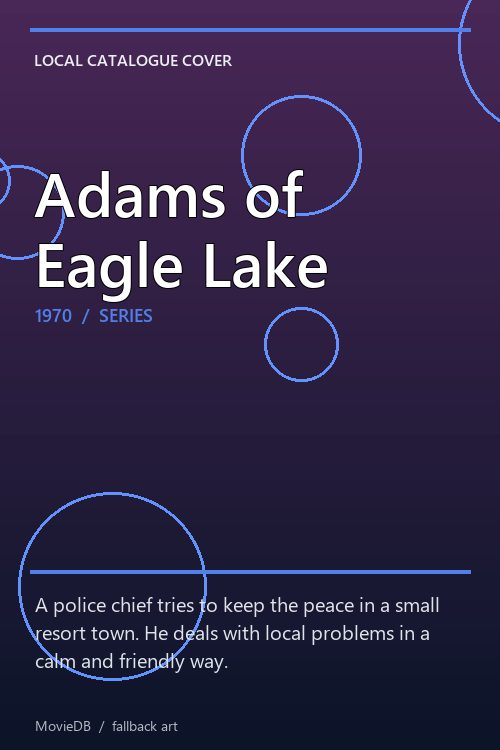 Adams of Eagle Lake poster