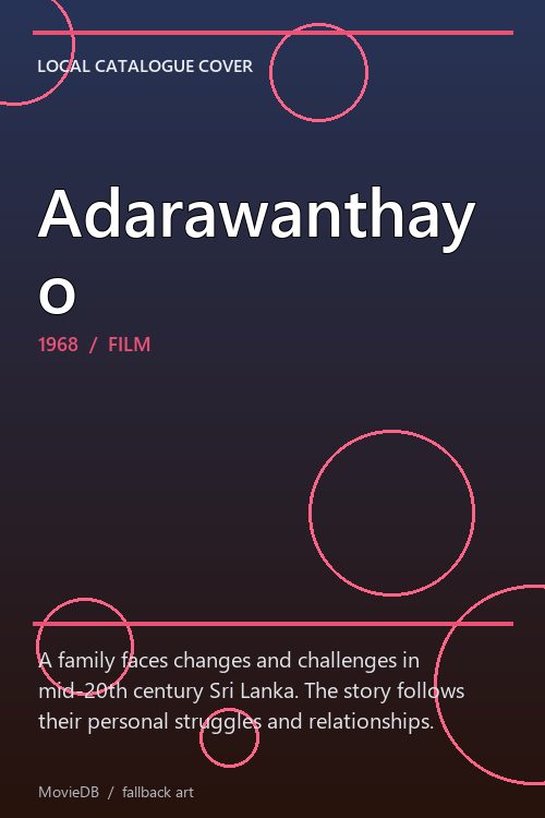 Adarawanthayo poster