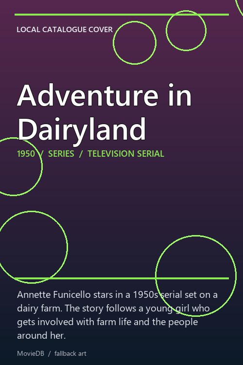 Adventure in Dairyland poster