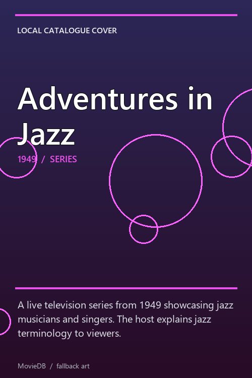 Adventures in Jazz poster