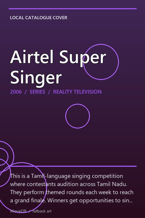 Airtel Super Singer poster