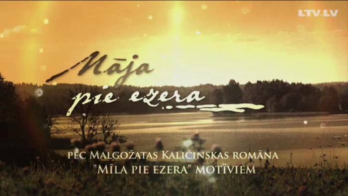 Māja pie ezera poster