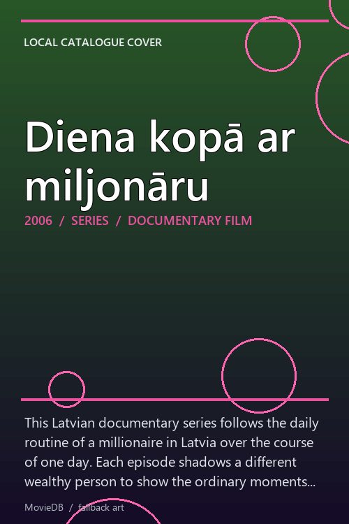 Diena kopā ar miljonāru poster